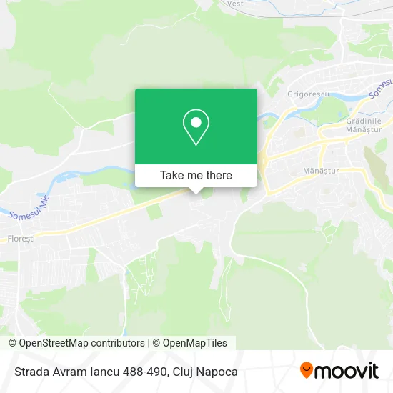 Strada Avram Iancu 488-490 map