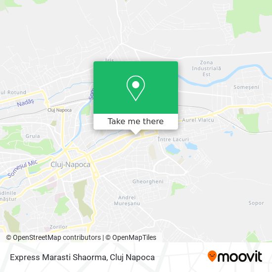 Express Marasti Shaorma map
