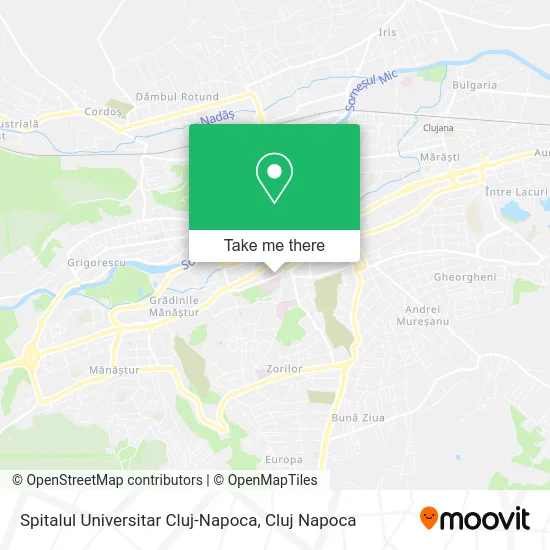 Spitalul Universitar Cluj-Napoca map