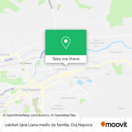 cabibet Igna Liana medic de familie map