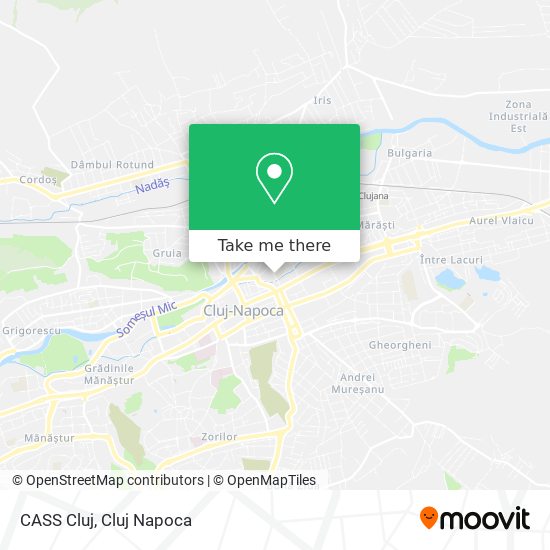 CASS Cluj map