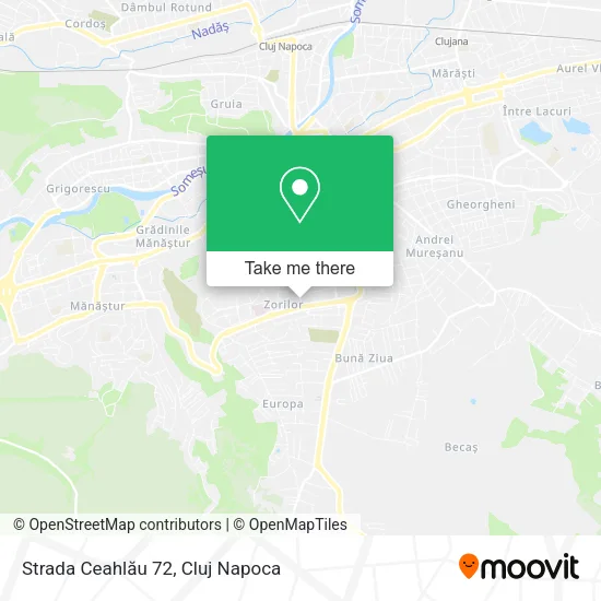 Strada Ceahlău 72 map