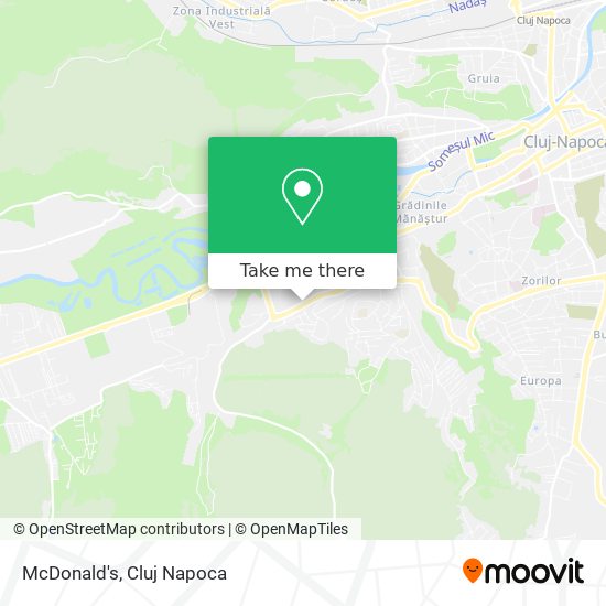 McDonald's map