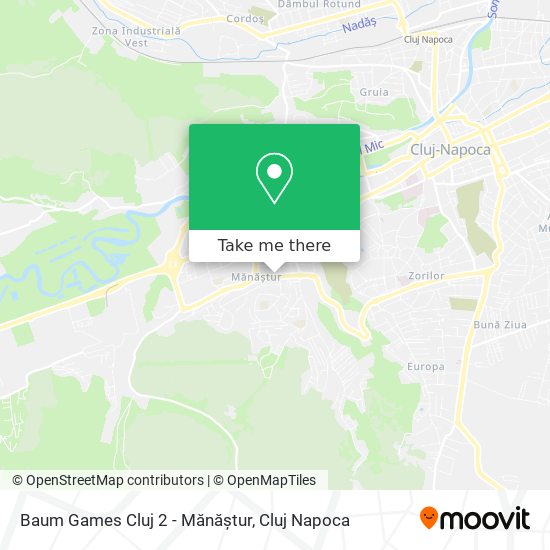 Baum Games Cluj 2 - Mănăștur map