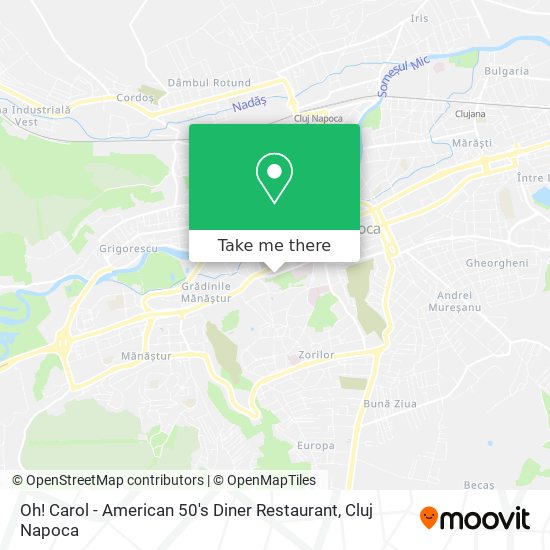 Oh! Carol - American 50's Diner Restaurant map