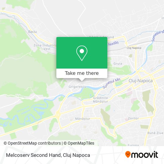 Melcoserv Second Hand map