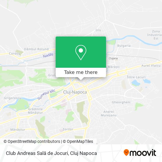 Club Andreas Sală de Jocuri map