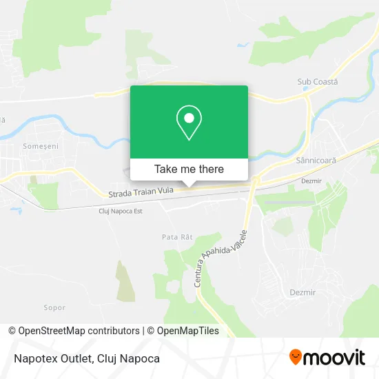 Napotex Outlet map