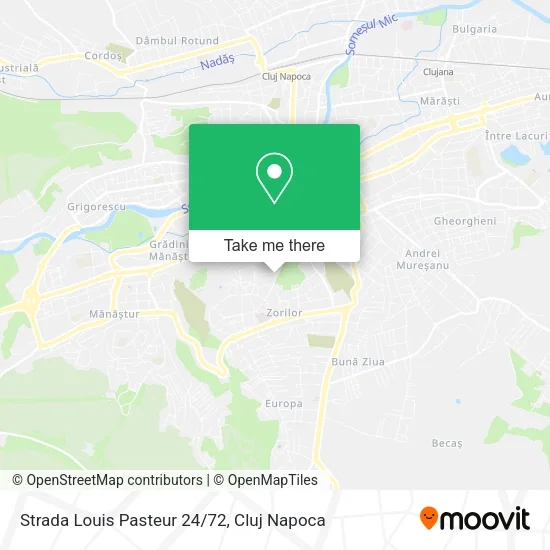 Strada Louis Pasteur 24/72 map