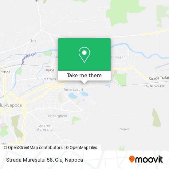 Strada Mureșului 58 map