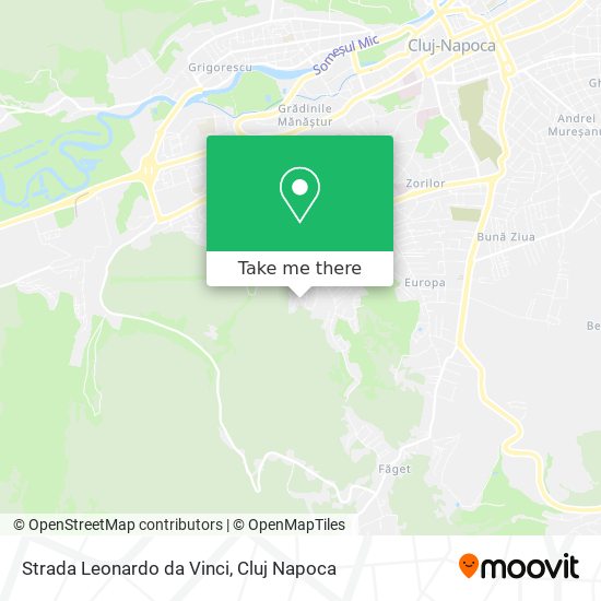 Strada Leonardo da Vinci map