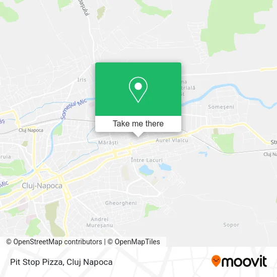 Pit Stop Pizza map