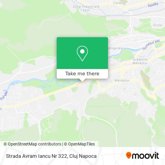 Strada Avram Iancu Nr 322 map
