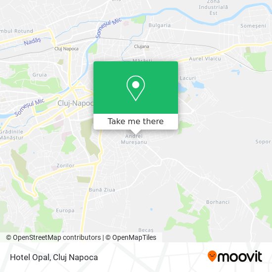 Hotel Opal map