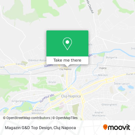 Magazin G&D Top Design map