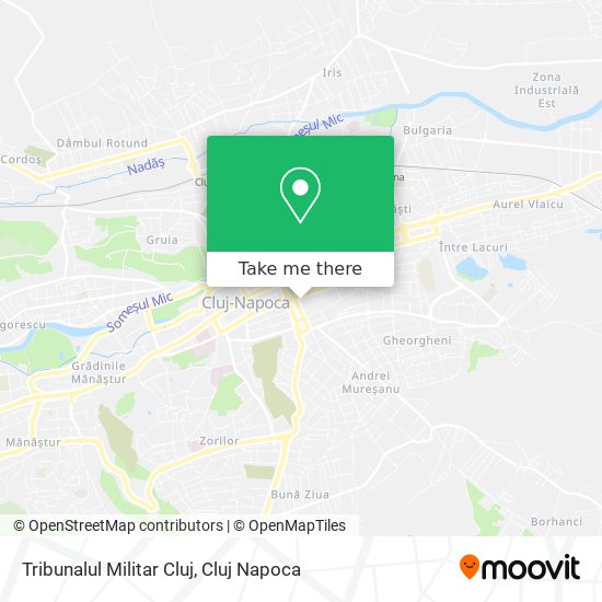 Tribunalul Militar Cluj map