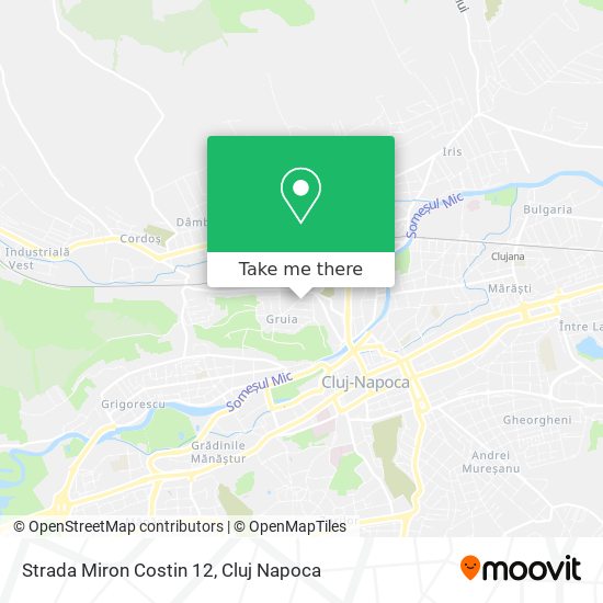 Strada Miron Costin 12 map