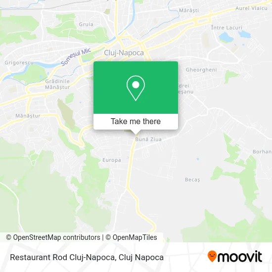 Restaurant Rod Cluj-Napoca map