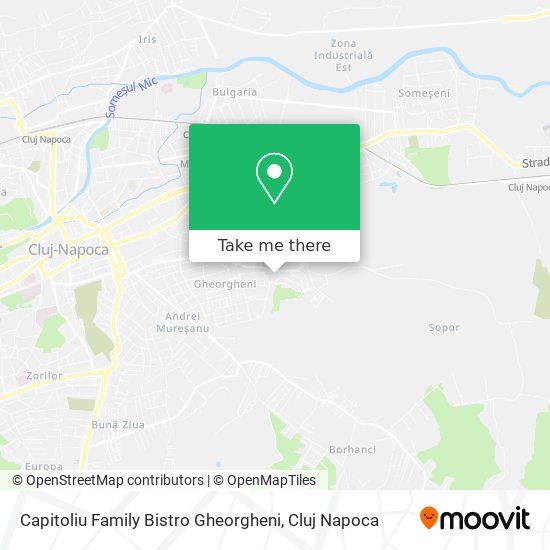 Capitoliu Family Bistro Gheorgheni map