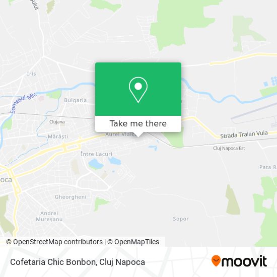 Cofetaria Chic Bonbon map