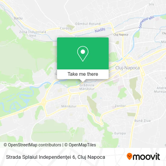Strada Splaiul Independenţei 6 map