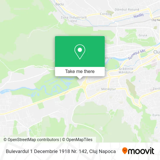 Bulevardul 1 Decembrie 1918 Nr. 142 map