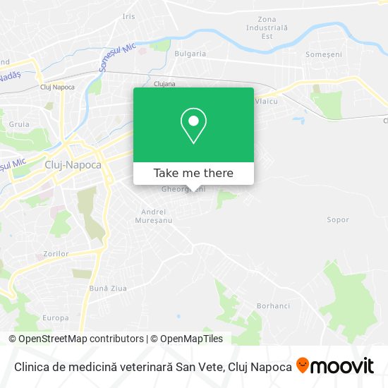 Clinica de medicină veterinară San Vete map