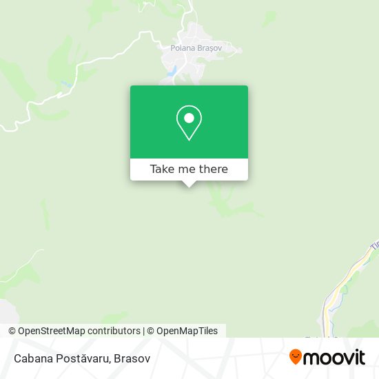 Cabana Postăvaru map