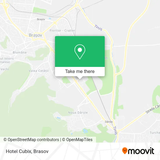 Hotel Cubix map