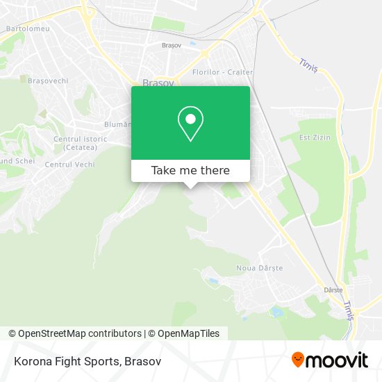 Korona Fight Sports map