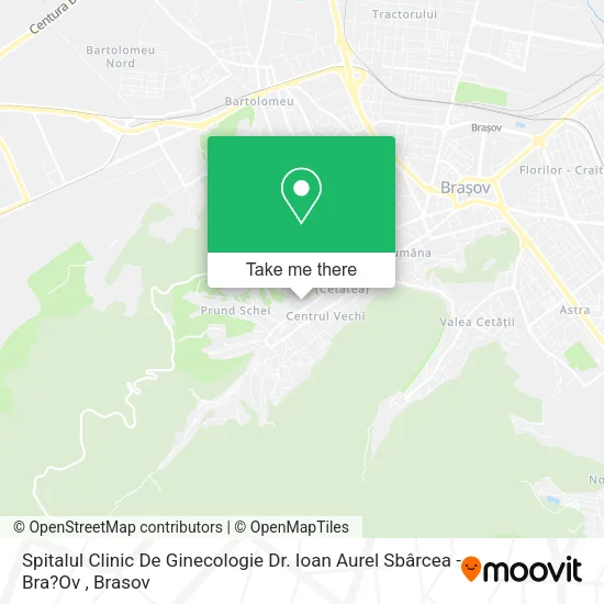 Spitalul Clinic De Ginecologie Dr. Ioan Aurel Sbârcea - Bra?Ov map
