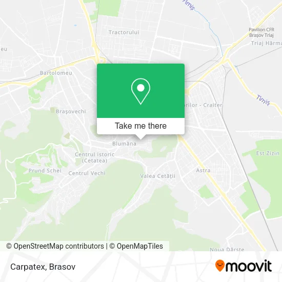 Carpatex map