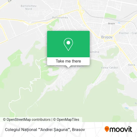 Colegiul Național ""Andrei Șaguna"" map