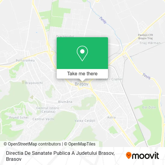 Directia De Sanatate Publica A Judetului Brasov map