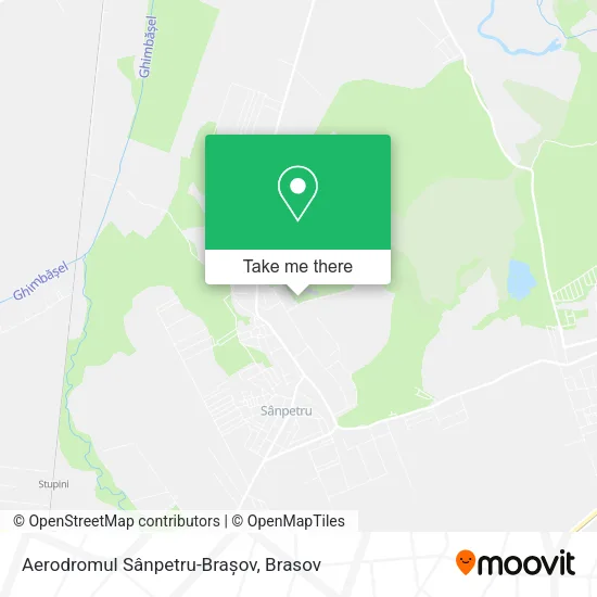 Aerodromul Sânpetru-Brașov map