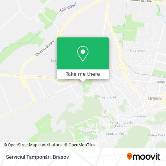 Serviciul Tamponări map