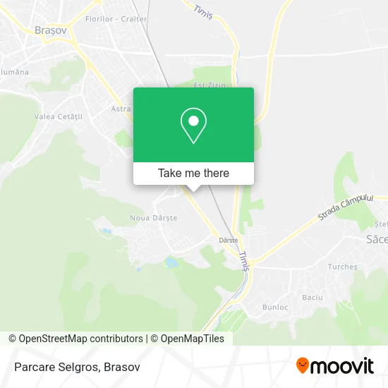 Parcare Selgros map