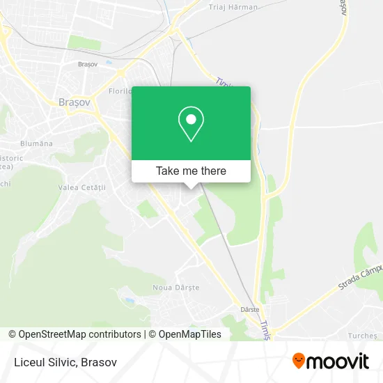 Liceul Silvic map