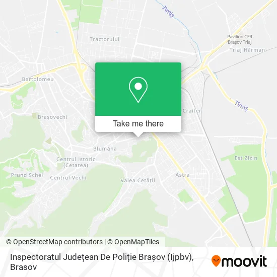 Inspectoratul Județean De Poliție Brașov (Ijpbv) map
