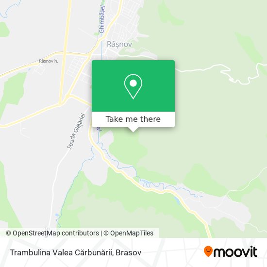 Trambulina Valea Cărbunării map