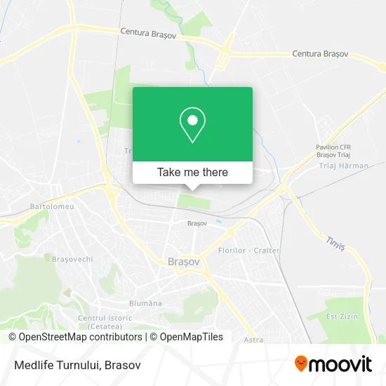 Medlife Turnului map