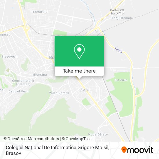 Colegiul Național De Informatică Grigore Moisil map