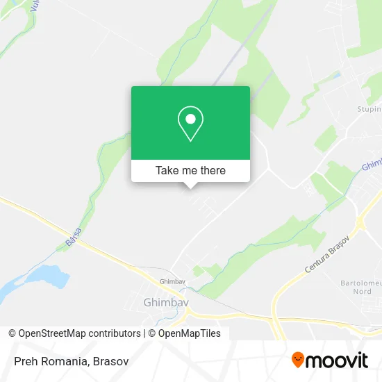 Preh Romania map