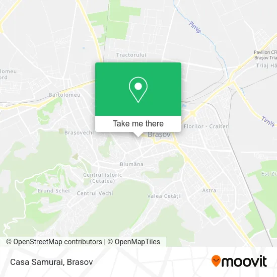 Casa Samurai map