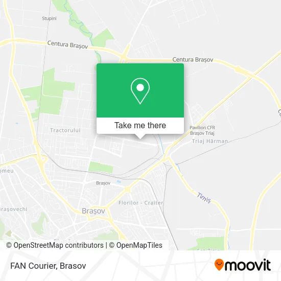 FAN Courier map