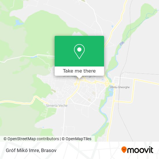 Gróf Mikó Imre map