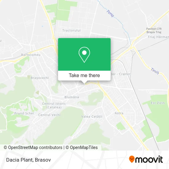 Dacia Plant map