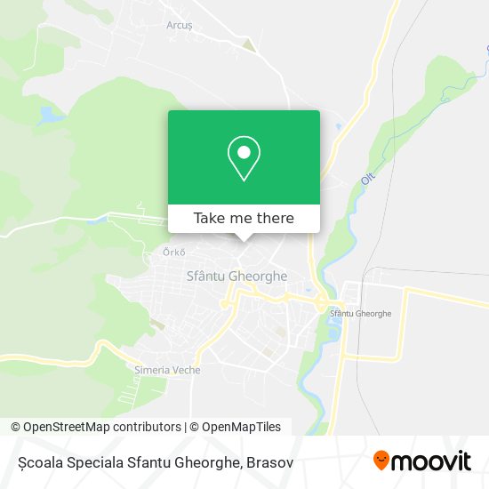 Școala Speciala Sfantu Gheorghe map