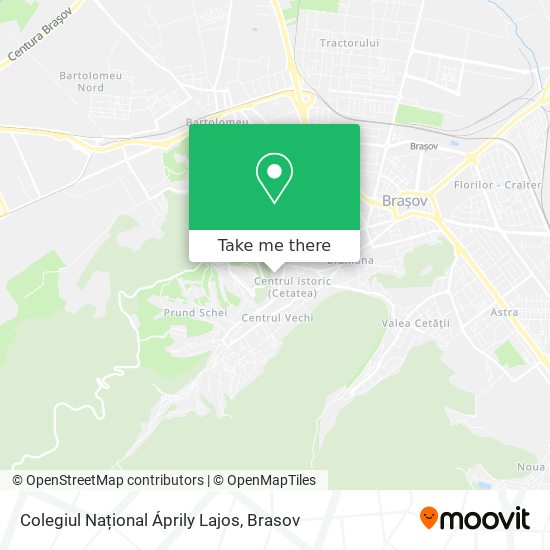 Colegiul Național Áprily Lajos map