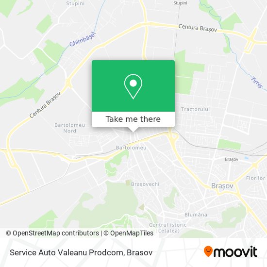 Service Auto Valeanu Prodcom map